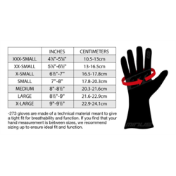 Minus 273 Crenshaw karting handsker, sort/gr/gul fluo, str. 3XS - XL